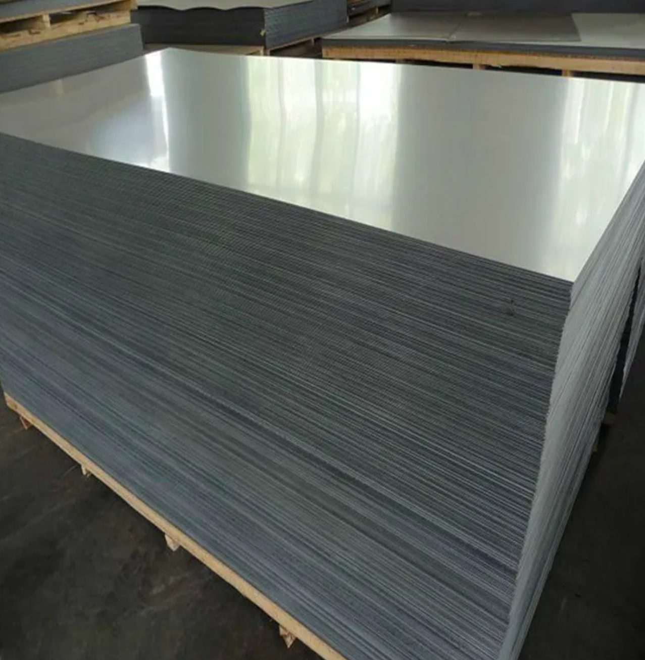 Aluminum plate for food
